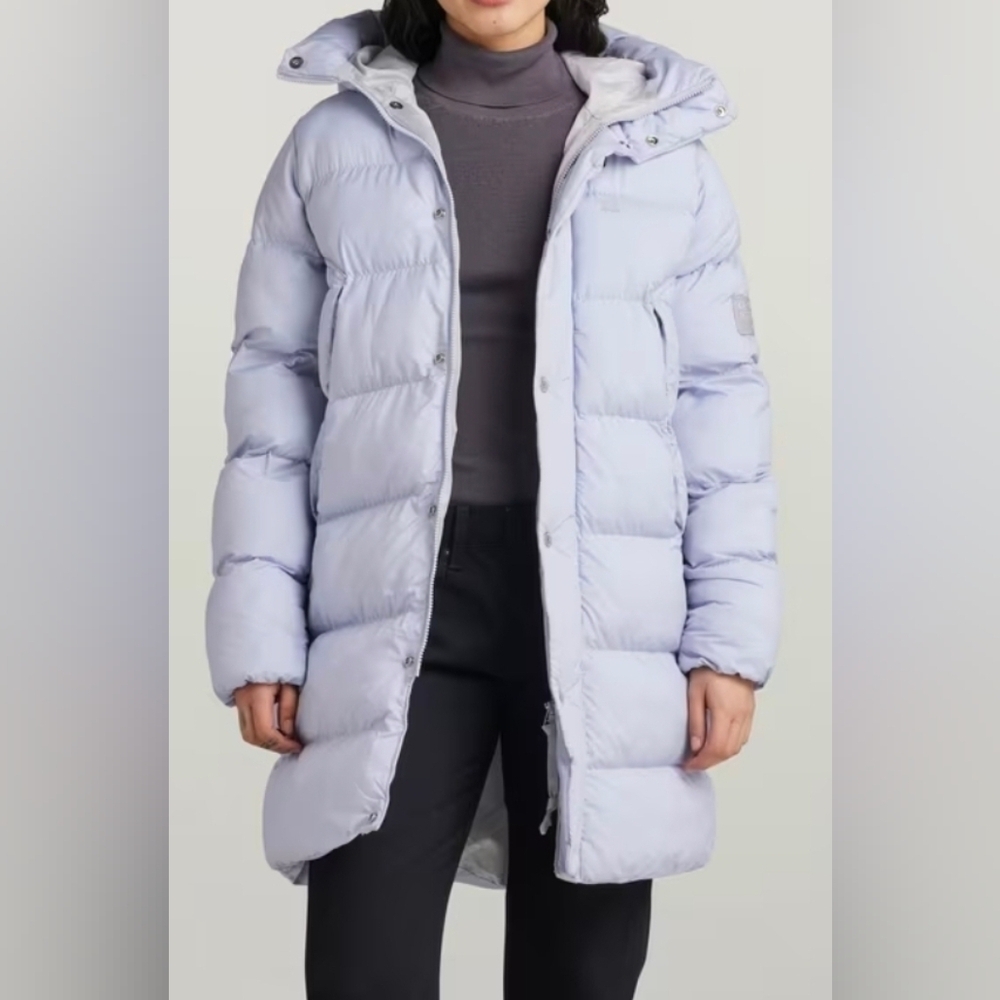 NEW! G-Star, Whistler Parka Puffer, Icelandic Blue/Purple, Size S, MSRP $330